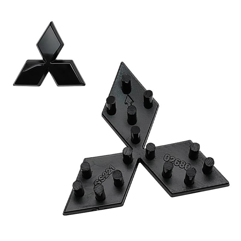 ABS Car Steering Wheel Buckle Replaced Emblem Overlay Sticker for Mitsubishi Lancer Outlander Pajero ASX Eclipse Cross Ralliart