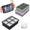 Kitchen Giant Storage For Food Meal Sauce With Lid Silicone Freezer Trays Extra Ice Cubes Tray Food Freezing Molds Accessories