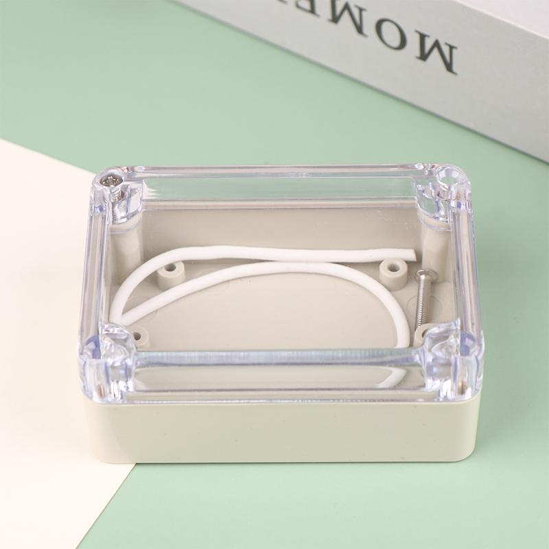 1 шт. Пластиковый водонепроницаемый прозрачный уличный аварийный водонепроницаемый бокс DIY проект Электронный бокс Корпус Модуль безопасности Оболочка