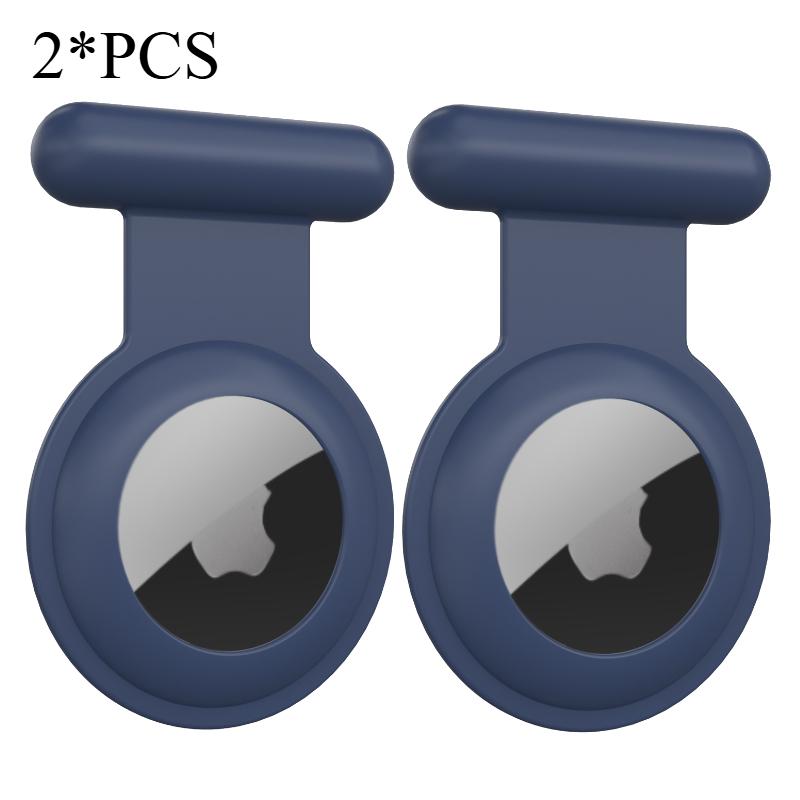 For Apple Airtags Tag Case Silicone Clothes Pin Protective For Airtag Tracker Locator Device Anti-lost