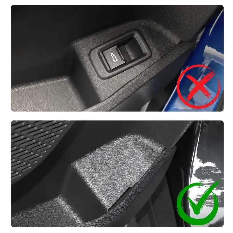 For BMW Mini Cooper S F65 F66 F67 2024 2025 Trunk Button Sticker Panel Real Soft Carbon Fiber Interior Trim Accessories Styling.