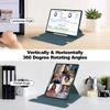 Case for Samsung Galaxy Tab S10 Ultra SM-X920 X926B S9 S8 Ultra 14.6 inch Transparent 360 PU Leather Cover with Pen Slot