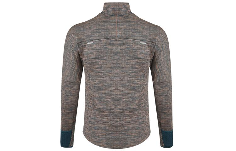 Nike Мужские толстовки Dri Fit Темно-бирюзовые С воротником-стойкой Умеренные Обычный крой CU6088-394