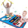 BKJANYO Piano Mat Drum Baby Educational 0 Years 1 Year 2 Years 3 Years Music Музыкальный коврик, который издает звук, если на него наступить Годы День рождения 1 год