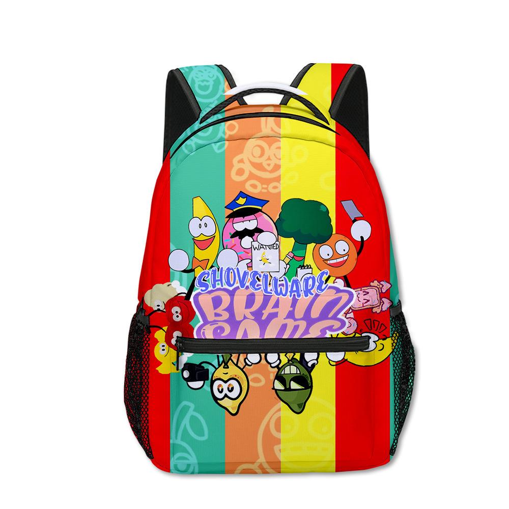 Kpop Funny Youthful School Bags Unisex Shovelware Brain Game Travel Bags 3D Print Oxford Waterproof Notebook Shoulder Backpacks