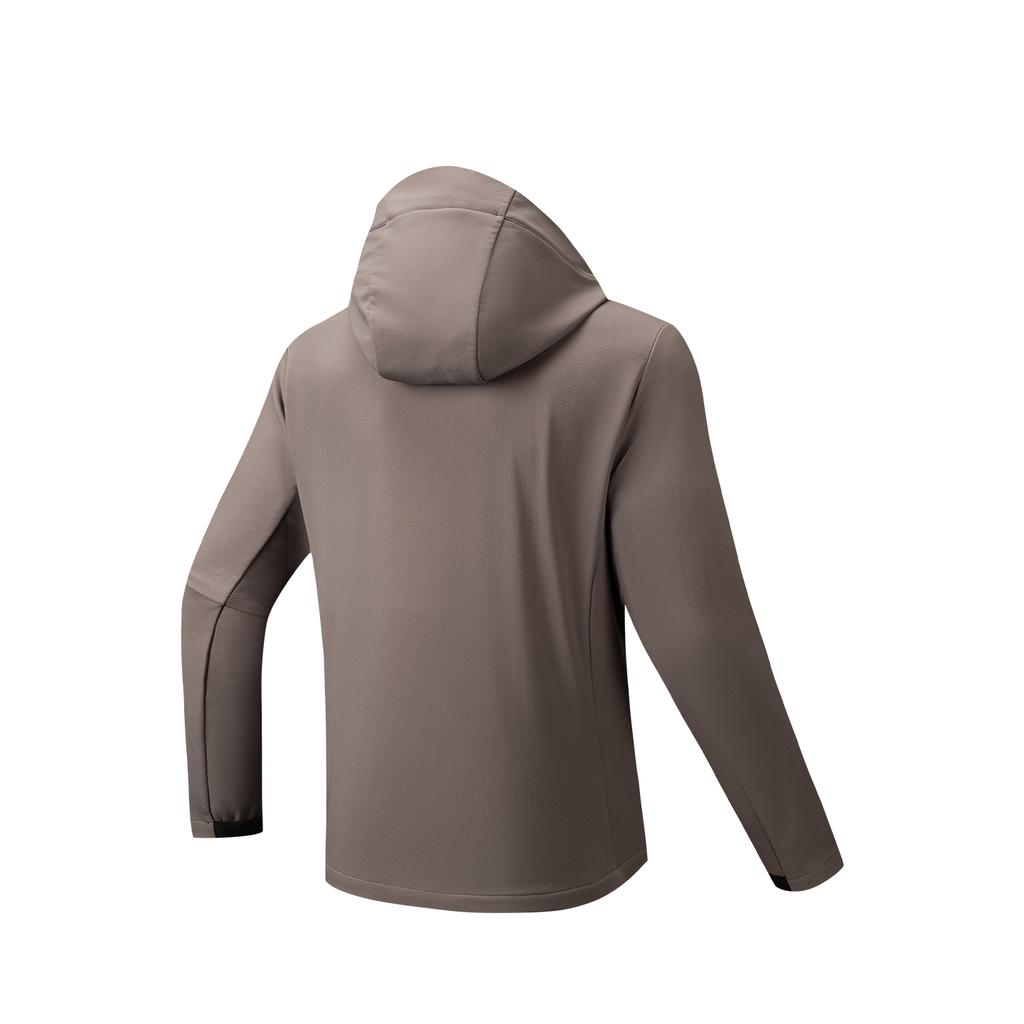 Anta Спортивная куртка из ткани серии Training для мужчин, серо-коричневая, 952617607-2