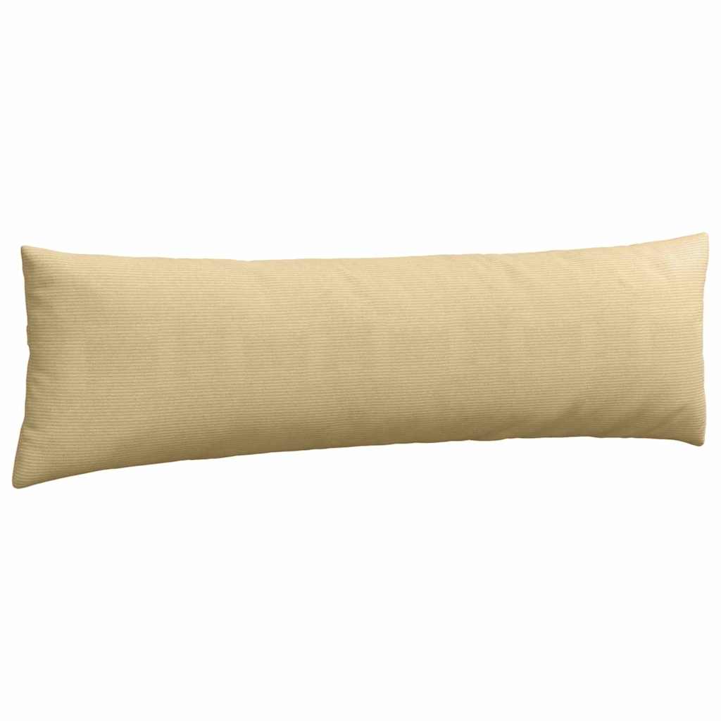Sofa Cushions 2 Pieces Gray Green 145 x 40 cm Cord Fabric