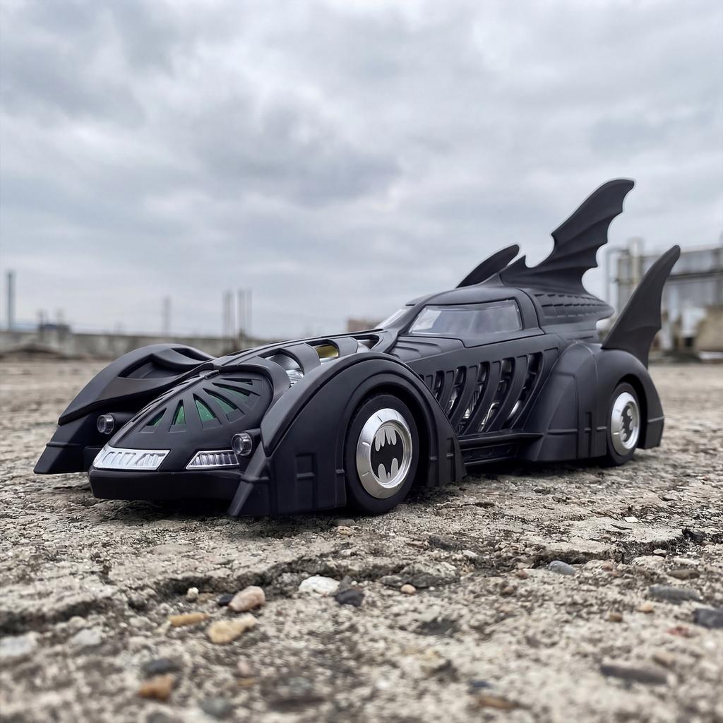 1:32 Batmobile 1955 1989 Alloy Metal Diecast Model Car Home Decoration Desktop Display Ornaments High Simulation Miniature Gifts