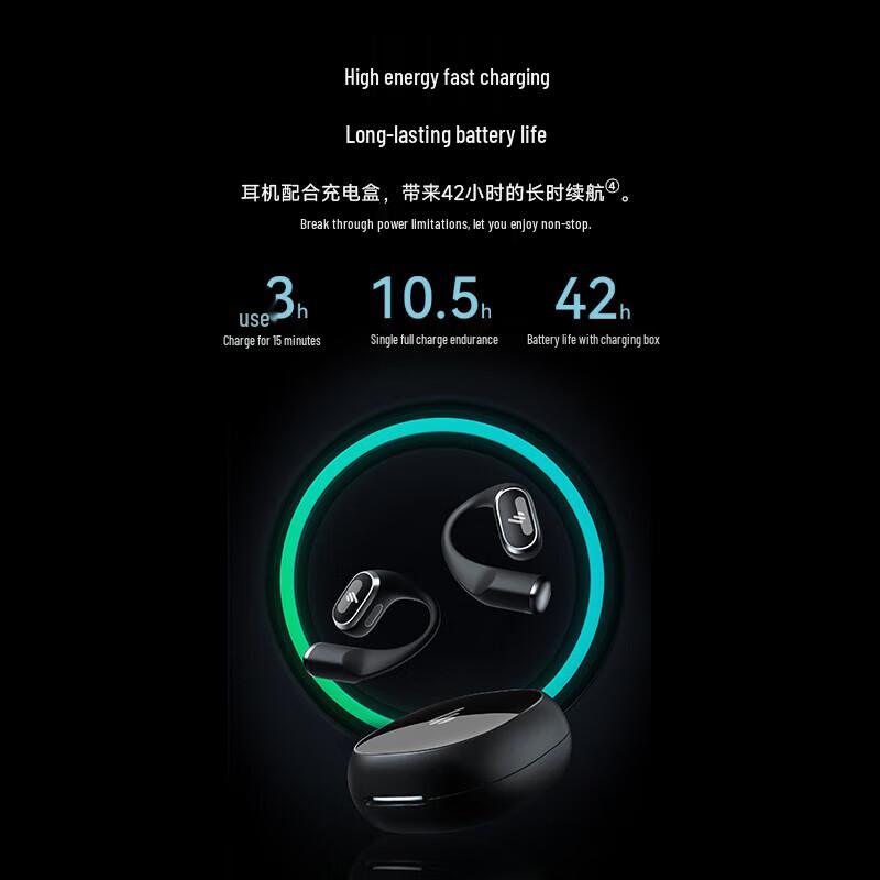 EDIFIER Comfo Solo Open-Ear True Wireless Bluetooth Sport Earbuds