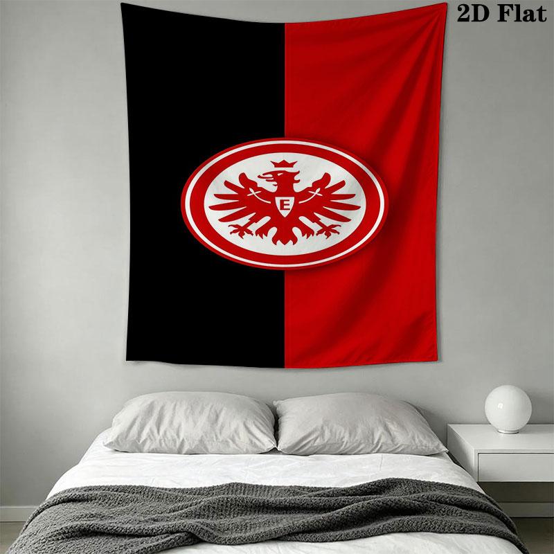 Eintracht Frankfurt logo Wall Hanging Printed Fabric Blanket Decorative Tapestries for Bedroom Living Room Home Decor