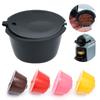 Refillable Coffee Capsule Filter Cups Kit for Nescafe Dolce Gusto Refillable Caps Filter Baskets Strainer Kitchen Coffeeware