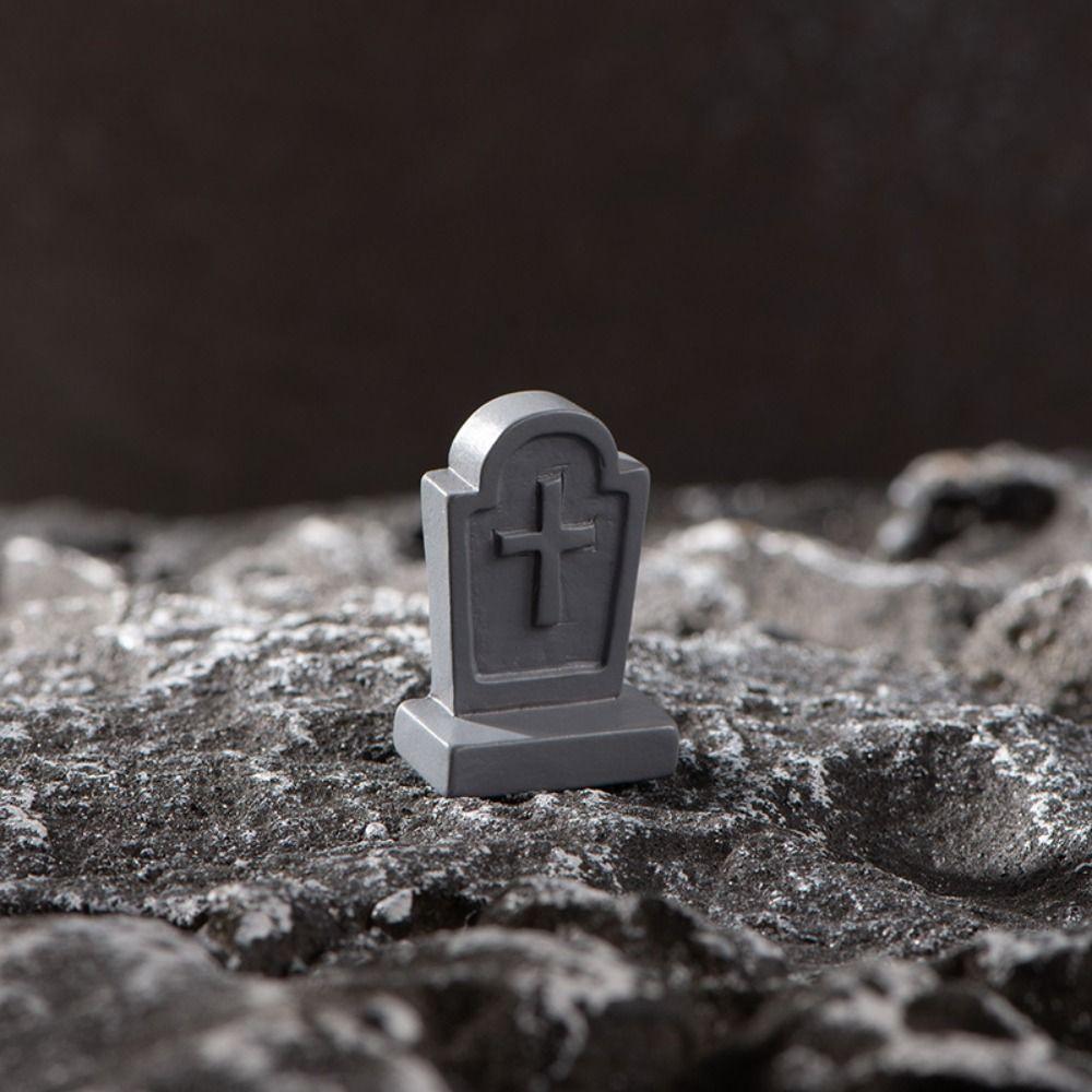 3D Halloween Pumpkin Skeleton Figurines Cartoon Miniatures Ghost Ornaments Home Decor