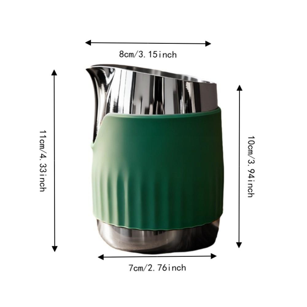 Silicone Insulated Sleeve Milk Frothing Pitcher Anti‑scald Latte Art Milk Frother Jug Barista