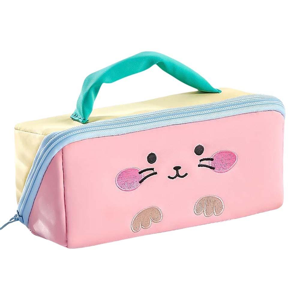 Duck Rabbit Dinosaur Korean Pencil Bag Large Capacity Stationery Storage Bag  Office Supplies