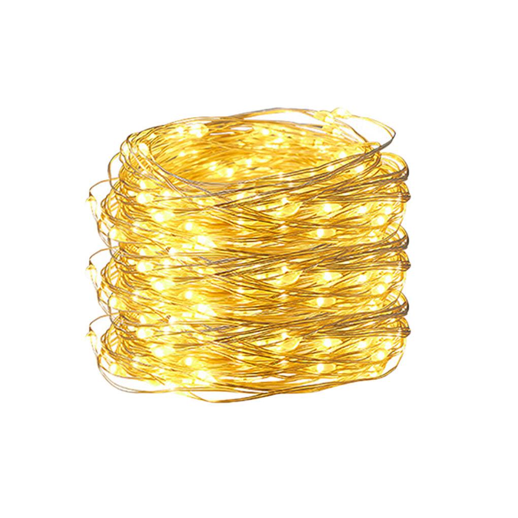 5m 50 Led Remote Control USB Waterproof Bedroom Indoor Outdoor Wedding Dorm Decoration Copper Wire Light