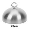 golden Cover Food Stainless Dome Lid Tent Protector Steak Serving tray For Melting Kitchen Metal Cheese Plate Cover Dish Basting