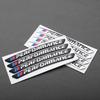 4Pcs Aluminum Car Wheel Rims Stickers Badge Auto Decoration For Bmw Performance E46 E90 E60 F10 F30 E39 E36 F20 E87 G30 E92 E91