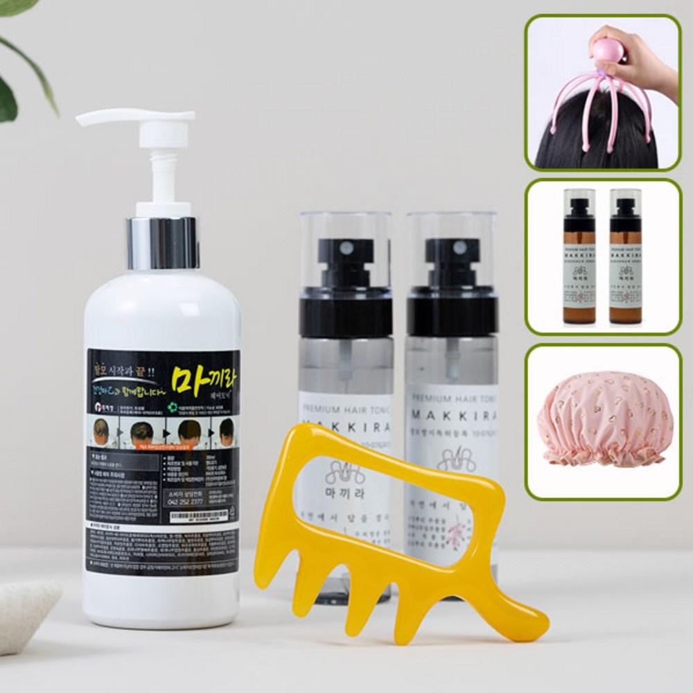 Makira Hair Tonic Salon Owner Hair Loss Symptom Relief Scalp Soothing Concentrated Ampoule 300ml 3 pcs Monthly Supply Hair Loss Ampoule 300ml