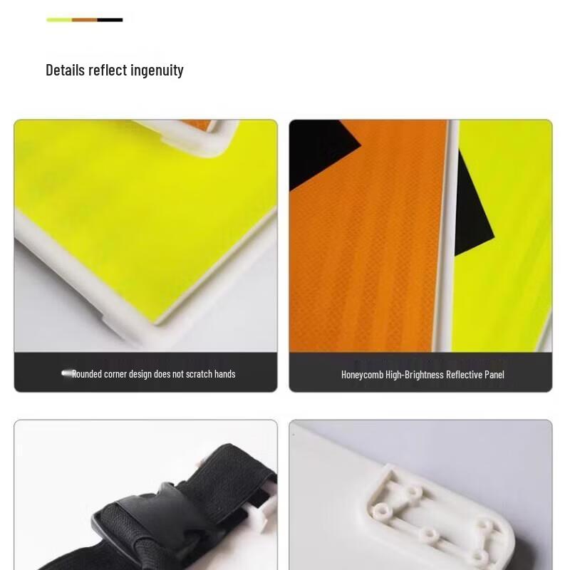 Fluorescent Traffic Safety Arrow Guide Sign