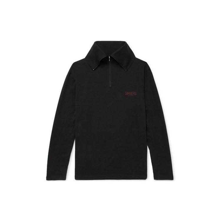 Balenciaga Толстовки Мужские Черные Лацканы Умеренные Обычные 486144TWK521000