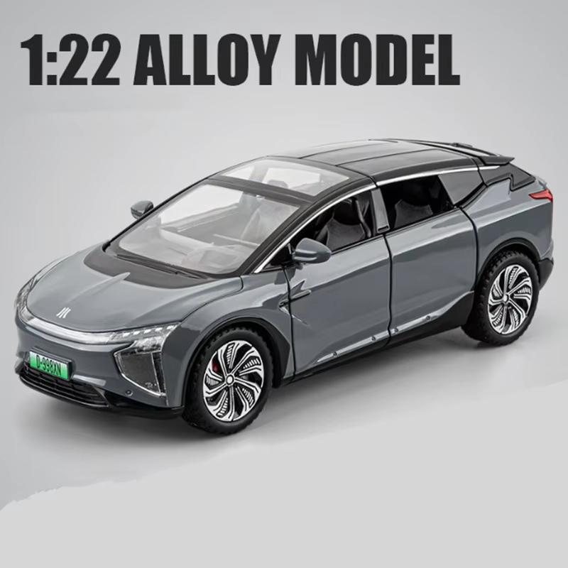 Новый 1:24 HiPhi X SUV сплав новая энергетическая модель автомобиля литая металлическая электрическая интеллектуальная модель дорожного автомобиля звук и свет детская игрушка подарок