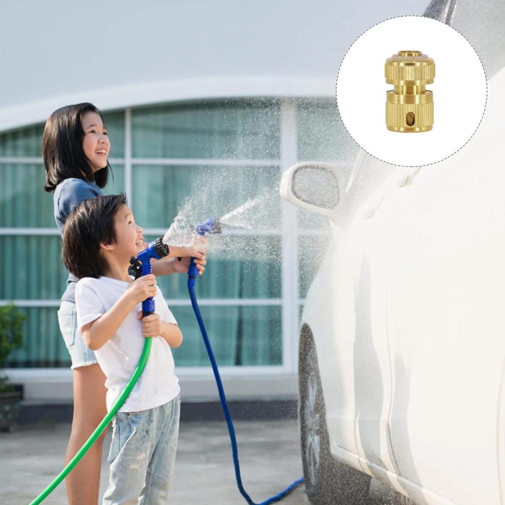 1/2pcs 1/2" Water Quick Connector Car Washer Garden Irrigation Durable Garden Water Connectors