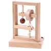 New Desk Novelty 3D Wooden Rope Loop Puzzle IQ Mind String Brain Teaser Game for Adults Kids Gift Learning Education Puzzle Toy
