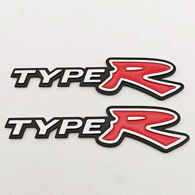 3D Металлическая Наклейка на Автомобиль Логотип Значок Эмблема TypeR Для CIVIC Type R FD2 FD FA 5 Mugen TypeR Racing Аксессуары для Стайлинга Автомобиля DI3