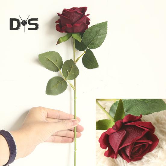 Свежий искусственный цветок, долговечная красивая цветочная композиция, имитация розы