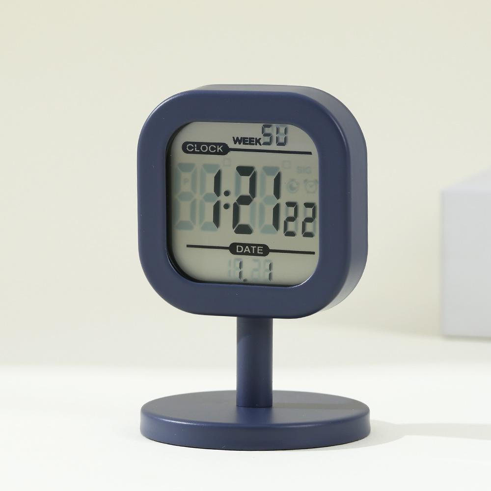 New middle and high school students use desktop clock mini high-value electronic clock to time the alarm clock loudly on the week