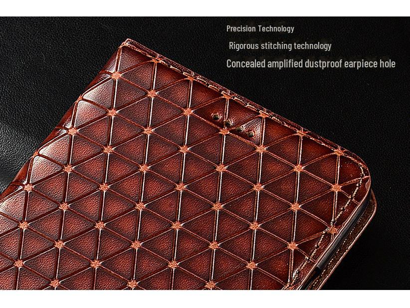 Чехол-книжка из натуральной кожи для OPPO Find X8 Pro для X7 Ultra, X6 и X5