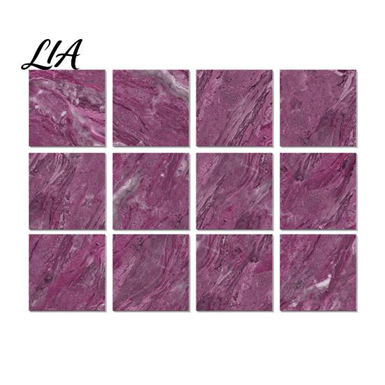 Peel And Stick Marble Tiles 12PCS Imitation Pattern Wall Stickers, Self-Adhesive Waterproof EVA Backsplash Decals for Bathroom Tiles, Scratch