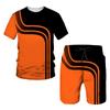 Short Sleeve 3D Prints Summer Active Sports Fashion Kids T-shirt Suit Summer Boys Trend Oversized Tee Leisure Shorts 2 Piece