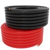 SHIERLENG 16mm2 3m Welding Battery Cable 6 AWG 10FT Red + Black Pure Copper Power Inverter Wire Set for Solar, RV, Car, Boat, Automotive, Marine, Moto
