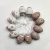 12Pcs/Set Cartoon Easter Hand Painted Egg Easter Egg Artificial Egg Pendant  Party Decoration