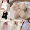 83x13cm Thickened Warmth Scarf Comfortable Pearl Design Fur Collar Solid Color Accessories Neckband Versatile Multi-Color