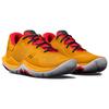 Under Armour Spawn 4 Round Toe Lace-Up Shock Absorbing Non-Slip Wear-Resistant Low-Top Basketball Shoes Men Sneaker Yellow Orange 3024971-800