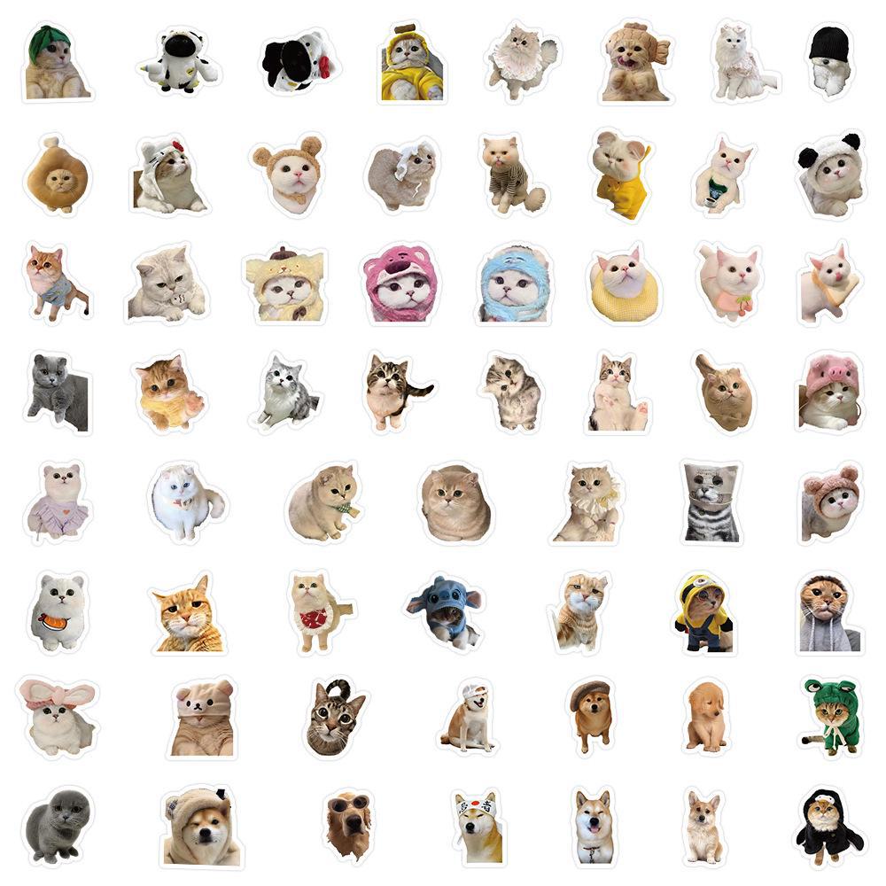 120 милых реалистичных наклеек Мими Ванванг: Идеально подходит для украшения справочников, стаканов для воды, компьютеров и пеналов.