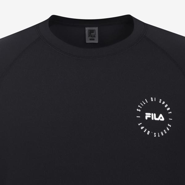 Fila Men S SweatShirt raSh Guard fS2rtg2403m Black