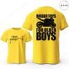Big Boy Bigger Toy Letter Pattern 3D Printed T-shirt Motorcycle Shift Heartbeat Pattern Short Sleeved Shirt Summer Men's Bicycle Round Neck Clothing