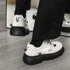 Повседневная мужская обувь на толстой подошве НОВИНКА Модные и универсальные стили Уличная обувь для ходьбы белая красивая молодежная обувь на каждый день Горячая