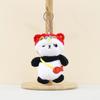 Charming Bee Panda Plush Keychain Adorable Panda Stuffed Toy Bag Pendant