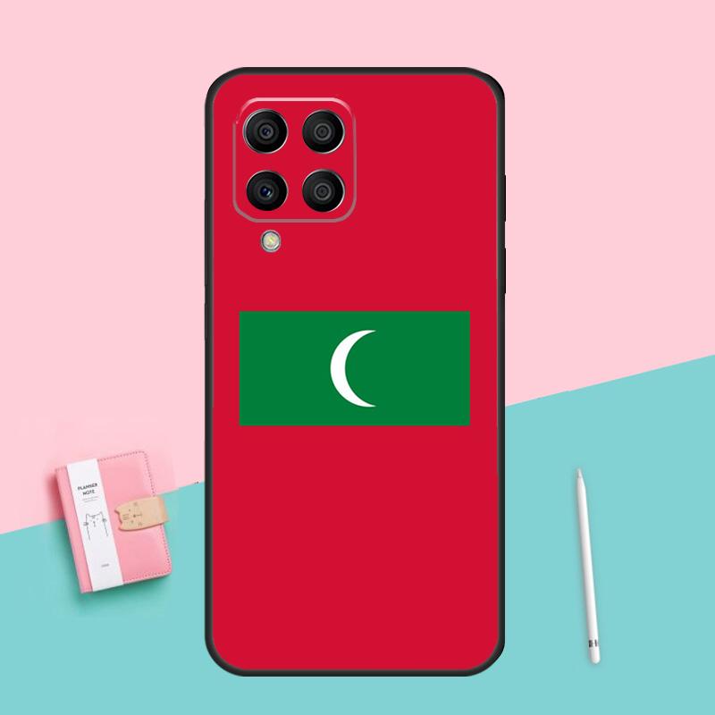 Карта Мальдив для Samsung Galaxy M12 M16 M34 M11 M35 M21 M06 M33 M13 M53 M31 M55 M15 M14 M54 M32 M52 Чехол