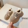 2024 Winter New Children Shoe Warm Plush Cotton Shoes Versatile Actiskid Toddler Casual Shoes Fashion Barefoot Shoes Girl Zapato