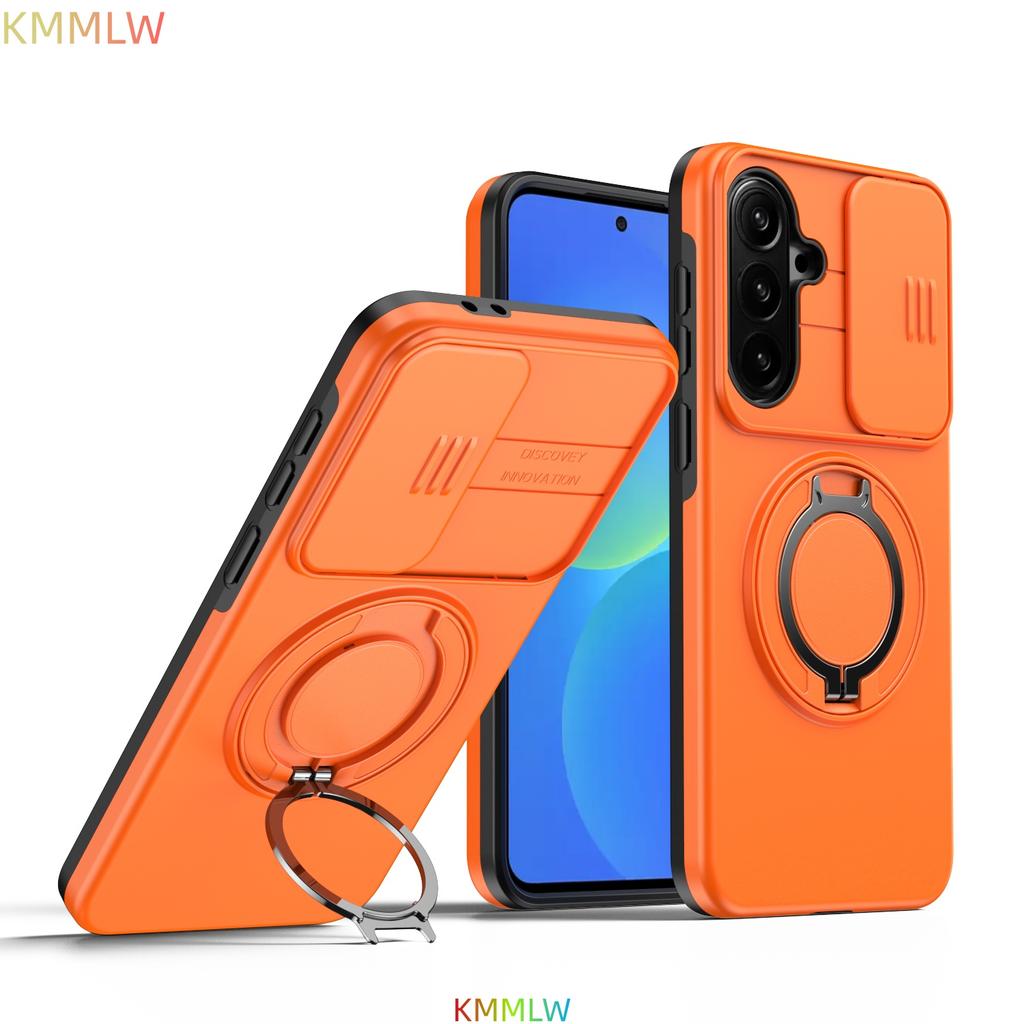 Роскошный противоударный чехол-броня для Samsung Galaxy A57 A56 A36 A26 A06 A54 A14 С магнитной подставкой-держателем Защита объектива Ударопрочный чехол