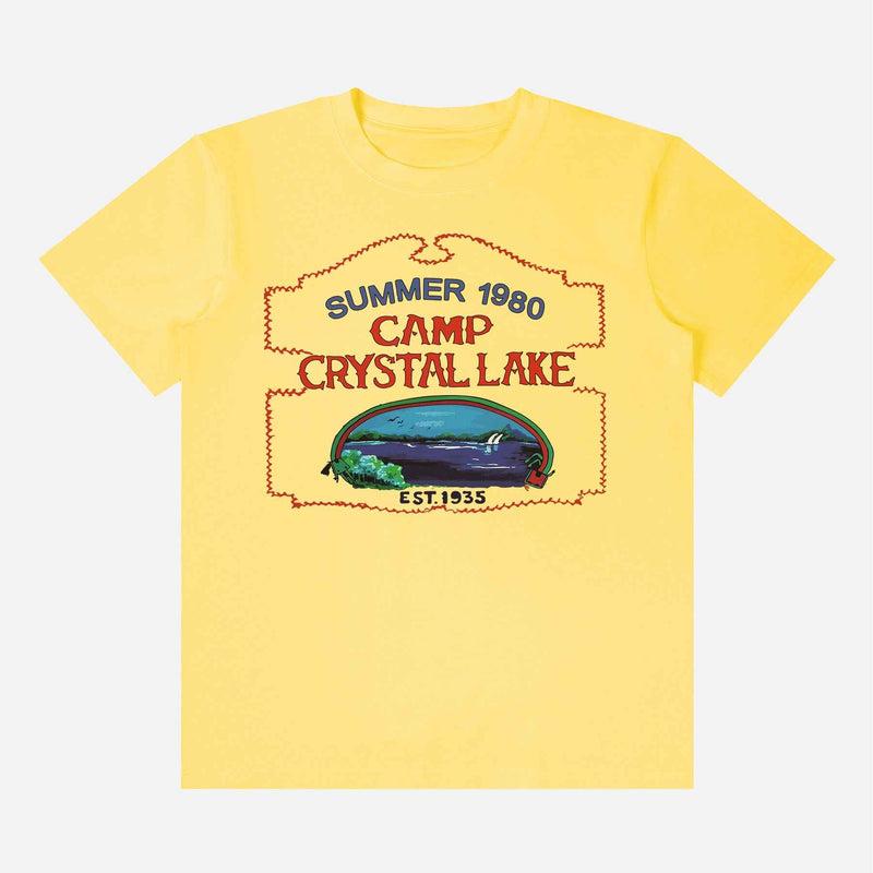 Camp Crystal Lake Summer 1980 Sign 80s Horror Movie Graphic Tee Cotton Unisexs Unisexs Tshirt Streetwear