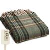 Lifejoy Electric Throw Made In Japan Green Plaid Pattern 140cm X 82cm Electric Blanket Washable Blanket Fluffy Warm JPN141GC