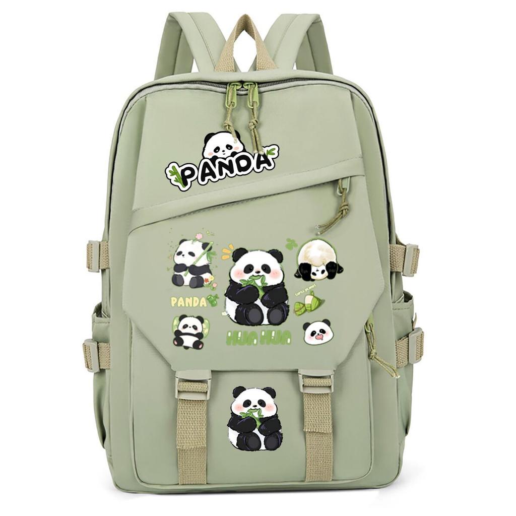 Panda Huahua Cartoon Printing Primary And Secondary School Students High Value Backpack Large Capacity Versatile School Bag