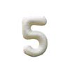 Large Milk White Number Balloons (32/40 Inch) – Ideal for Kids' Birthday Parties and Outdoor Photo Props