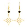 Unift Goth Stainless Steel Earring Triple Rune Moon Phase Pentagram Earrings Woman Men Vintage Jewelry Ear Piercing Witch Knot